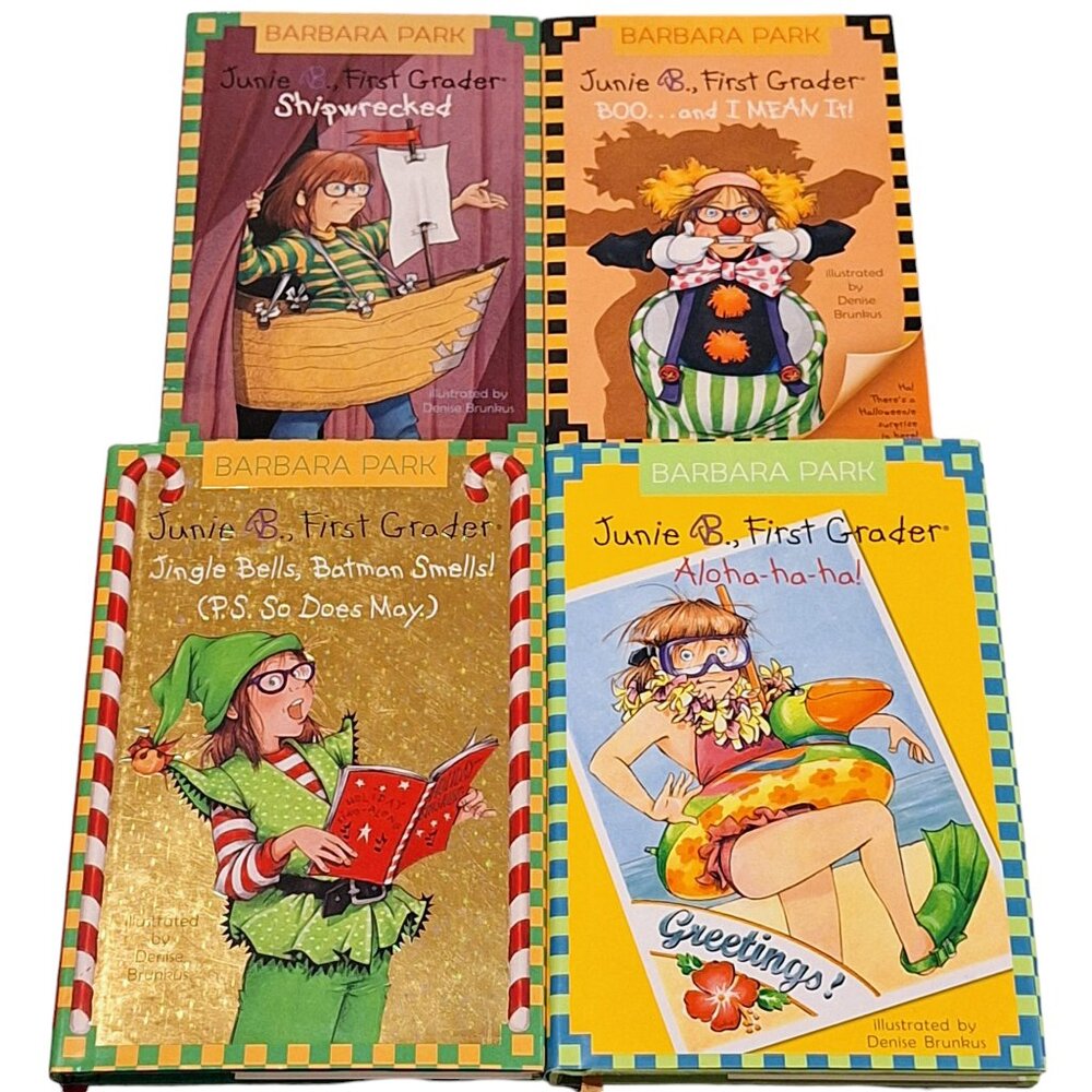Junie B. Jones First Grader Book Lot, Girls Books Age 6-9, Barbara Park